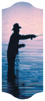 Gone Fishing (Man) Blue